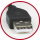 Kabel Gembird micro USB/USB 50cm czarny